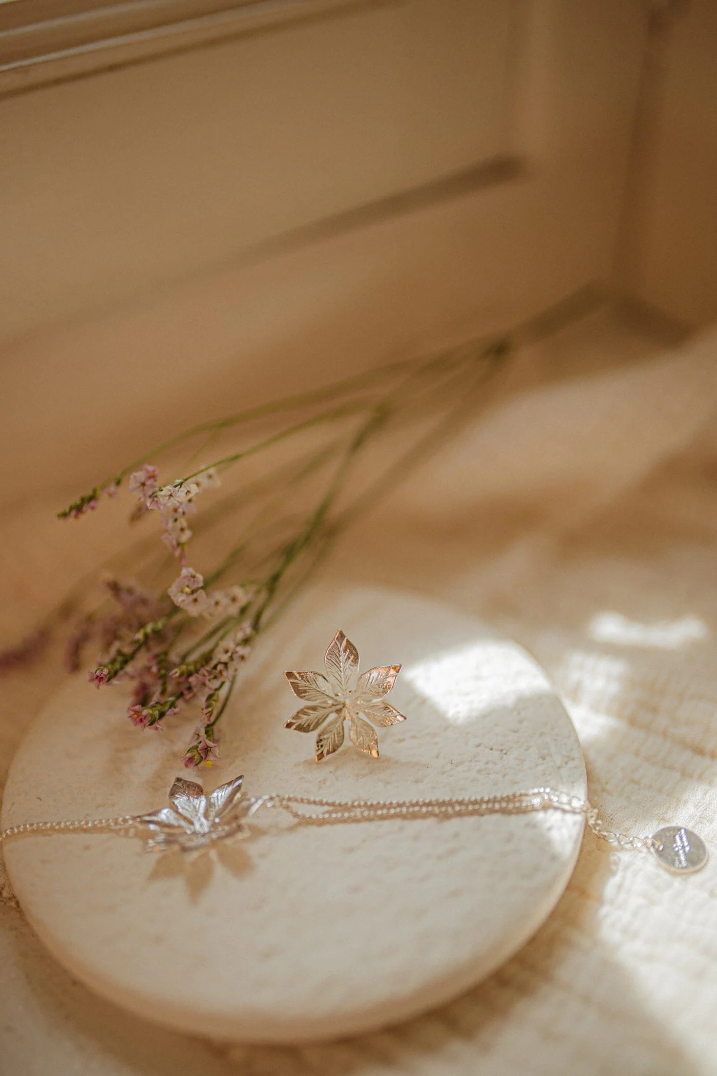 CHLORIS - Maxi bague fleur plaqué argent | Argent