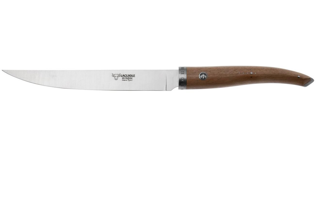 Laguiole en Aubrac Gourmet FGO20NOI walnoothout, uitbeenmes, 20 cm