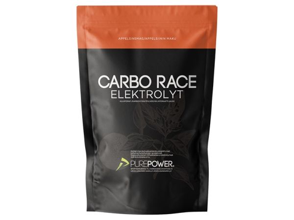PurePower Carbo Race Appelsin Elektrolyt, 1 kg