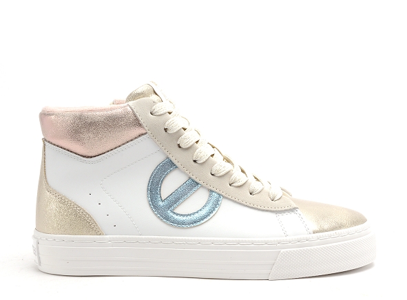No name boots bottine femme strike mid cut blanc