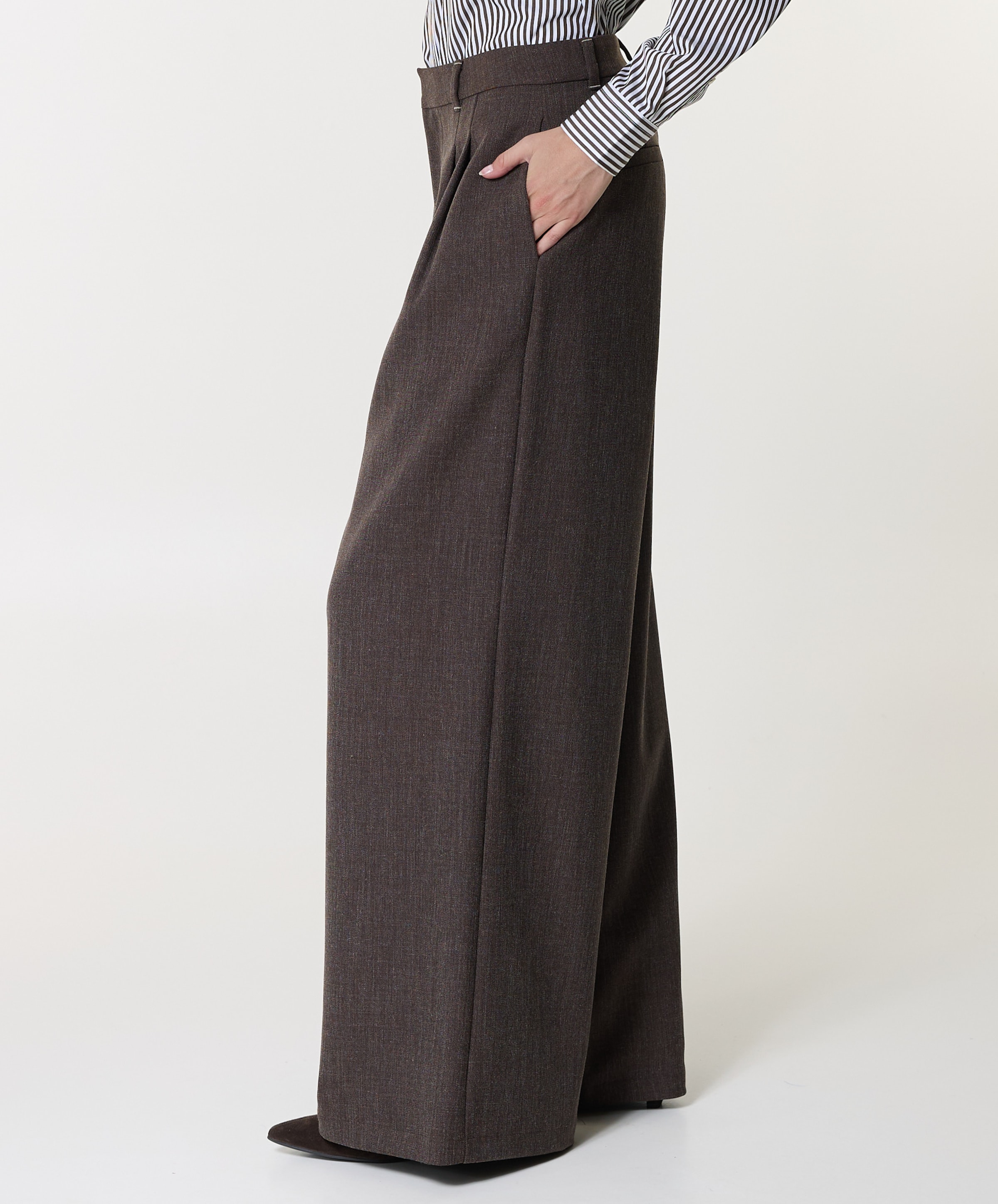 ELEH Pantalone dames pantalon bruin