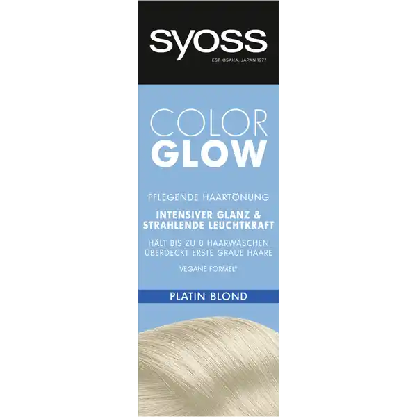 Colorglow Pflegende Haartönung Platin Blond