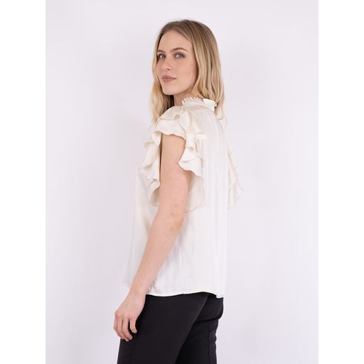 Neo Noir Stella Bluse, Off White, 34