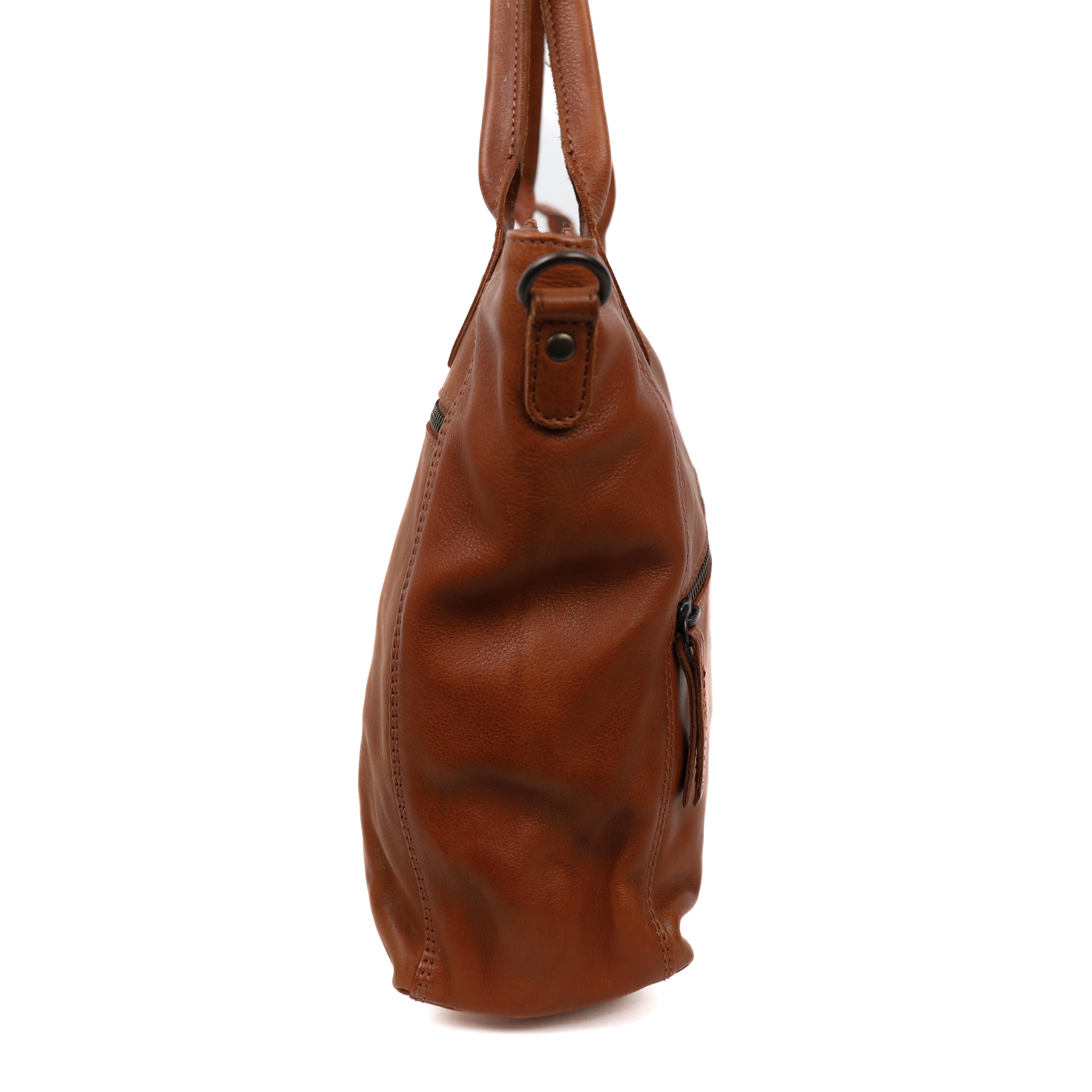 Hand-/schoudertas 'Freya' cognac