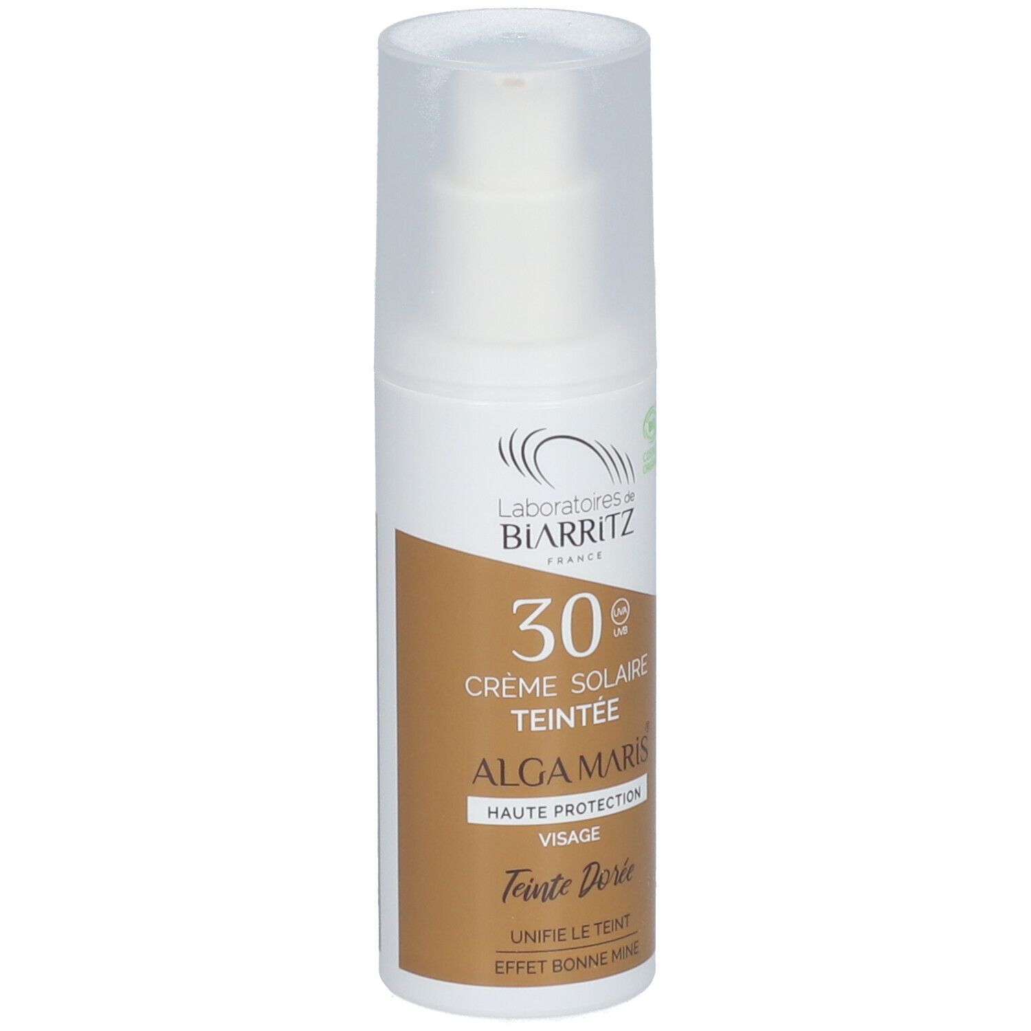 Laboratoires de BIARRITZ getönte Sonnencreme Gesicht LSF 30