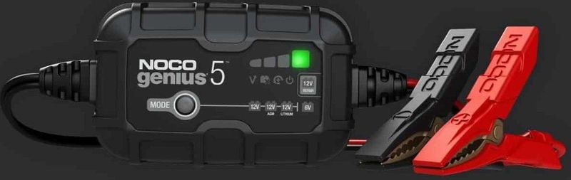 Genius - Genius5EU - Acculader - Zwart - Voor Loodaccu's en Lithium-ion