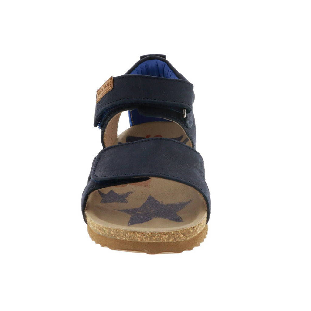 Shoesme BI21S096-Asuède sandalen donkerblauw