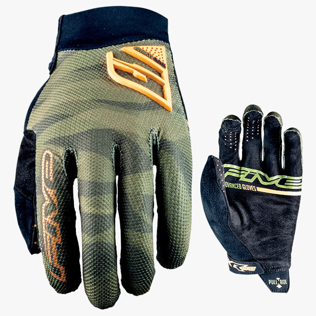 FIVE XR Pro Camo MTB Fietshandschoenen Groen/Zwart