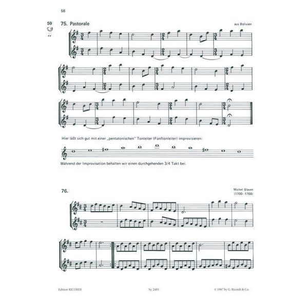 Ricordi Lern Querflöte Spielen Band 1