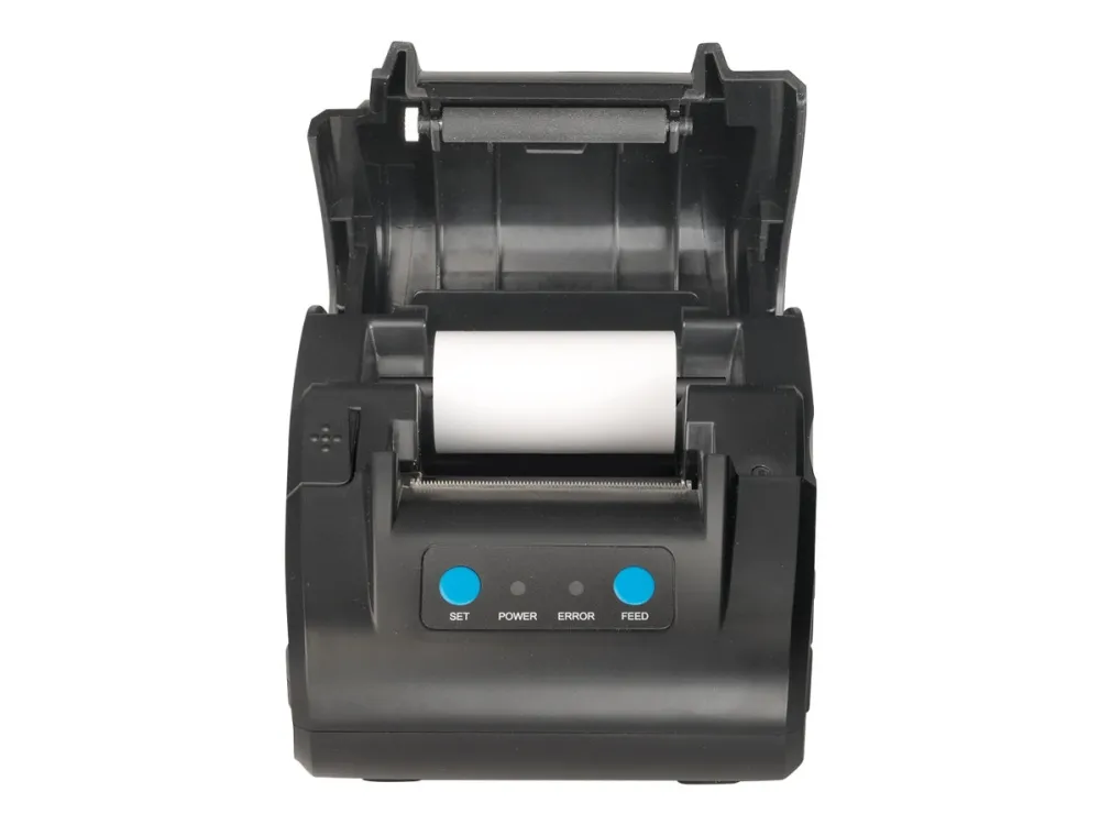 Safescan TP-230 - Etiketprinter - termisk linje - Rulle (5,8 cm) - 203 dpi - op til 60 mm/sek. - USB, seriel - sort