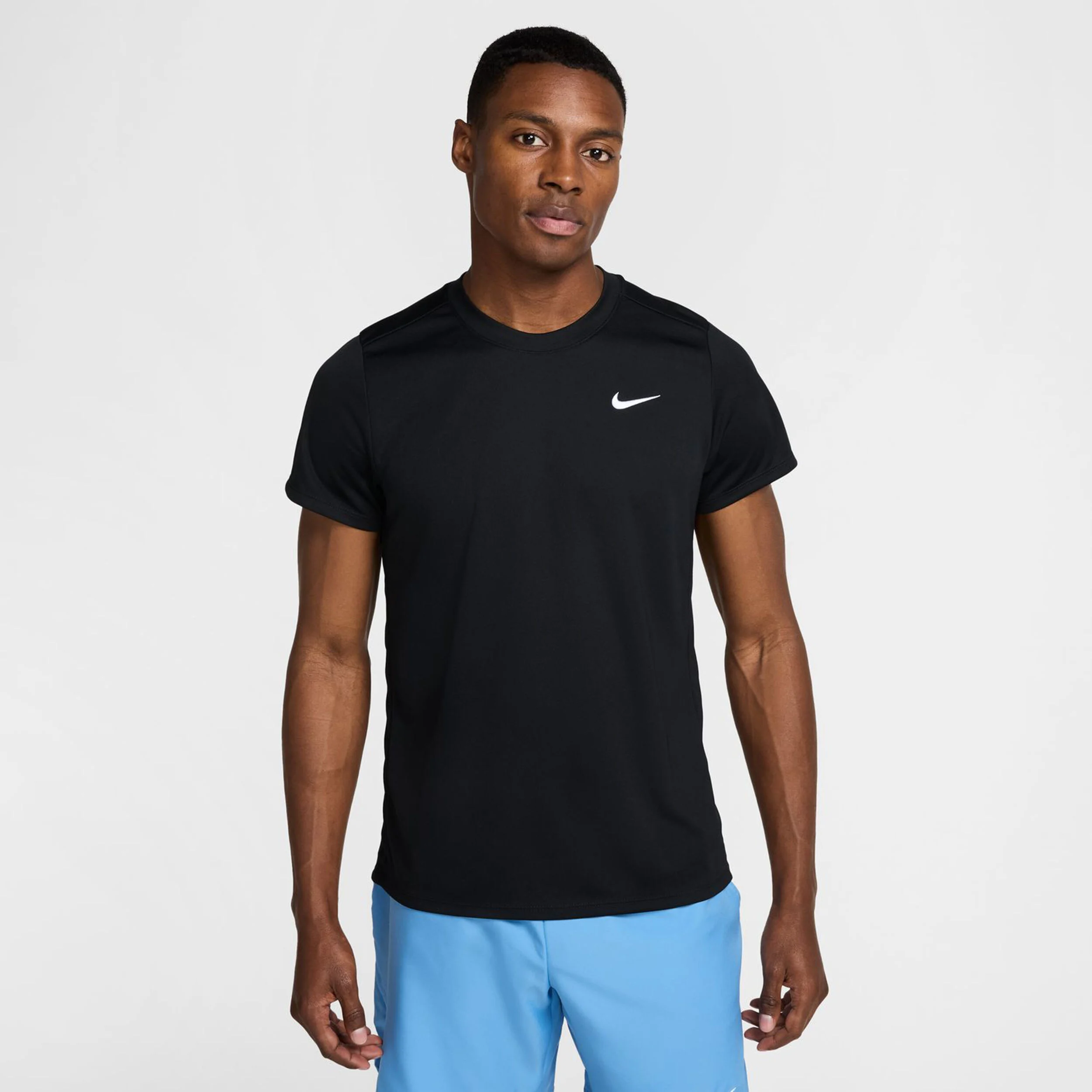 Nike Court Dry Victory T-shirt Hommes - Noir , Blanc