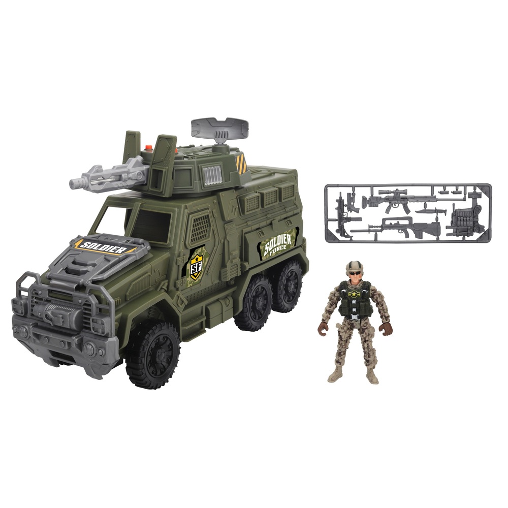 Spielset „Taktisches Kommando-LKW der Soldatenstreitkräfte“