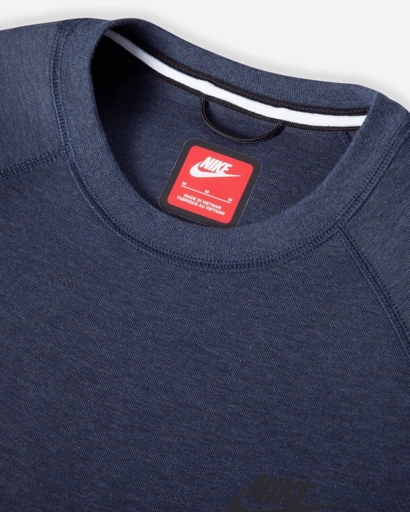 Sweat-shirt Nike Sportswear Tech Fleece Bleu Marine pour homme