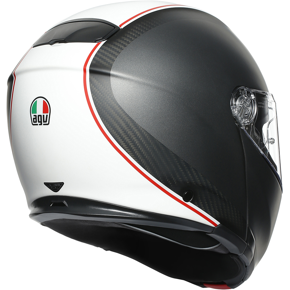 AGV - Casque Sportmodular Cover Gris Mat / Blanc