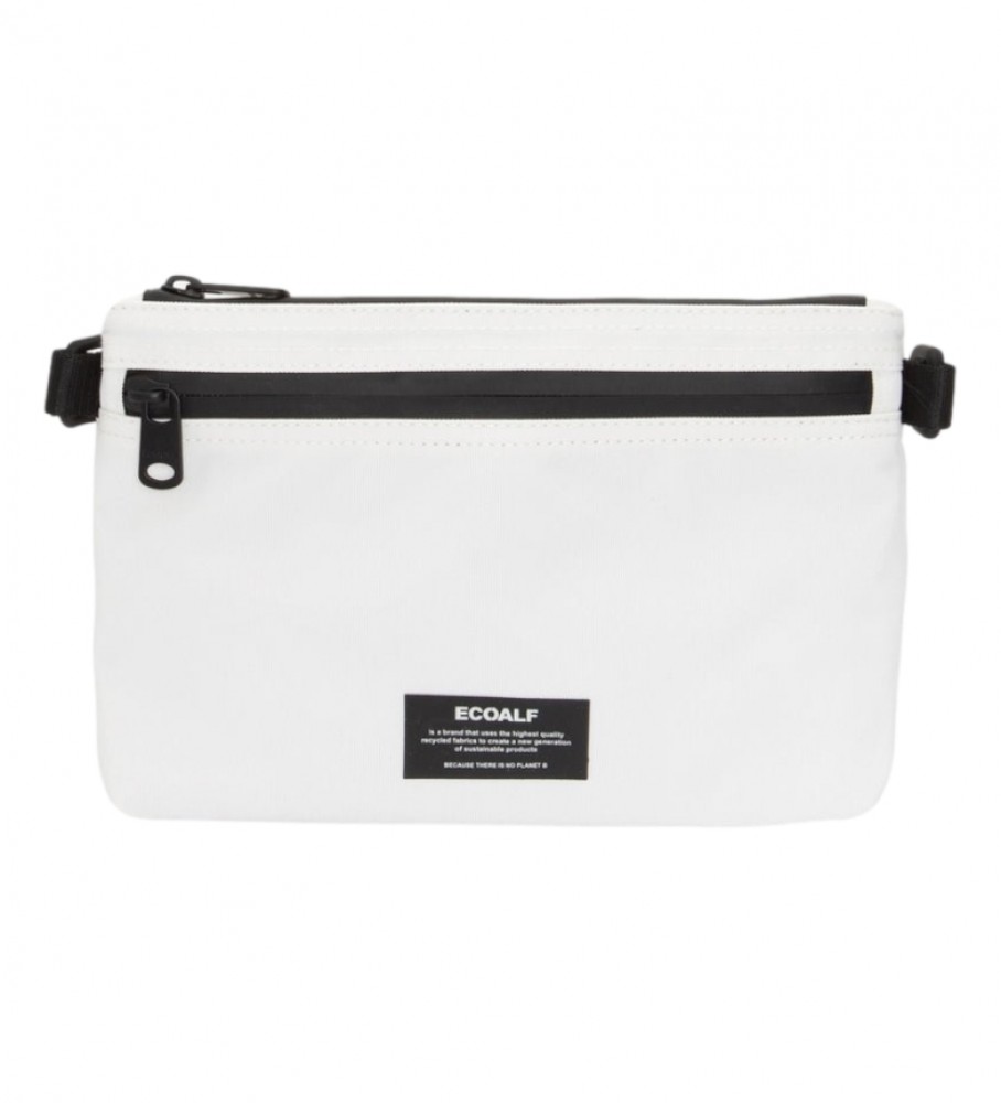 Bolsa ECOALF Lupitaalf com zíper duplo branca