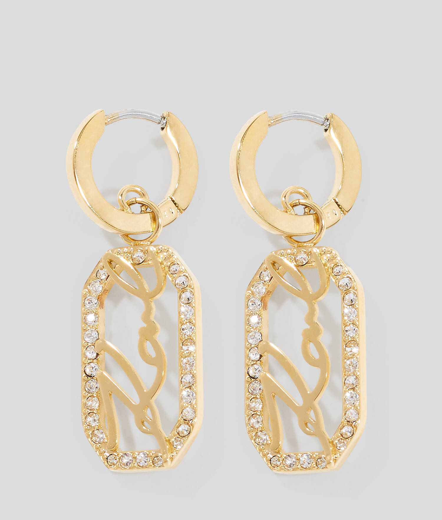 Boucles d'oreilles pendantes KARL Signature - Or