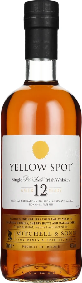 MITCHELL & SON YELLOW SPOT 12 YEARS SINGLE POT STILL 70CL