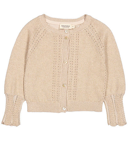 MarMar Cardigan - Strick - Tillie - Gold m. Glitter
