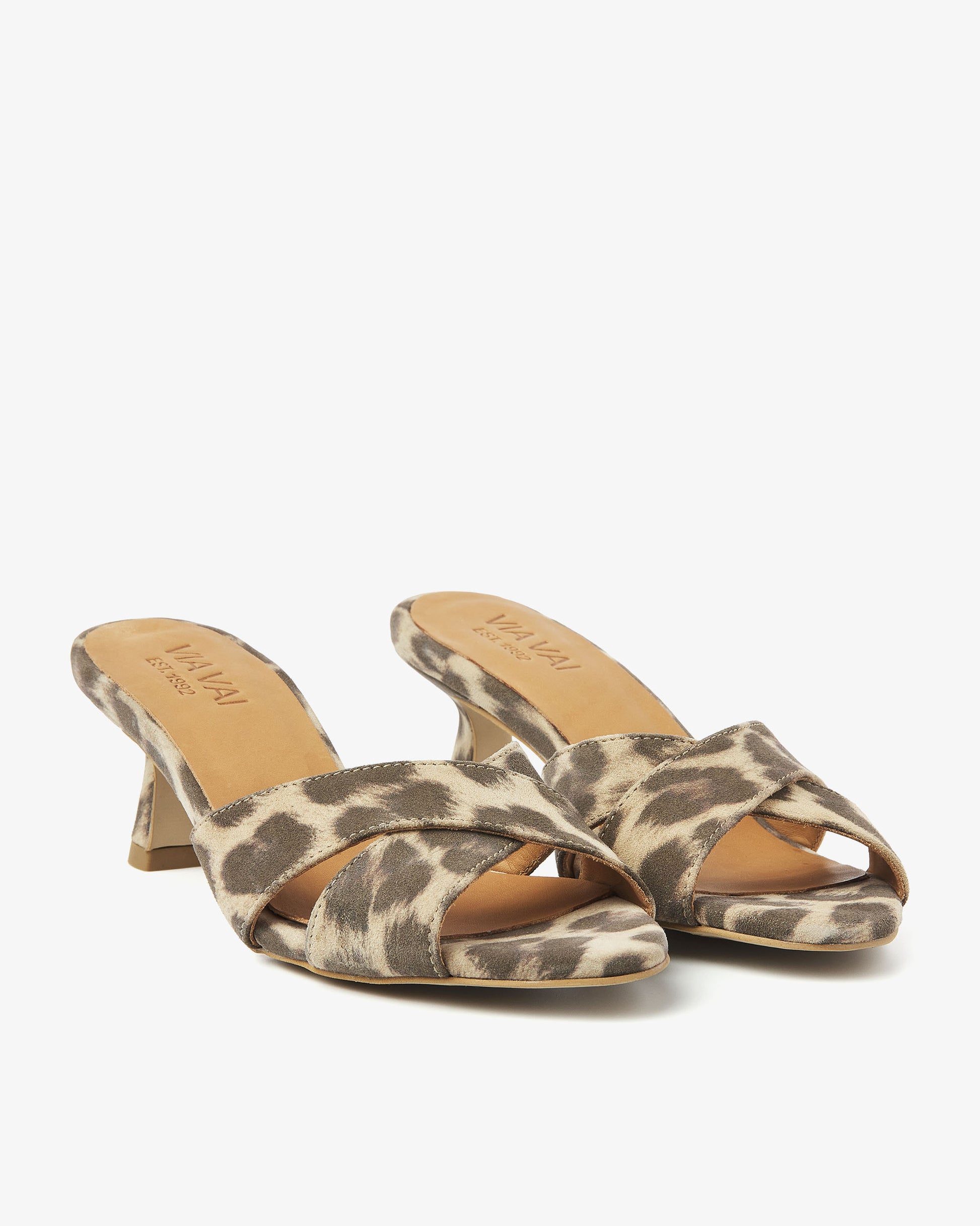 VIA VAI luipaardprint sandalen Lily Celia