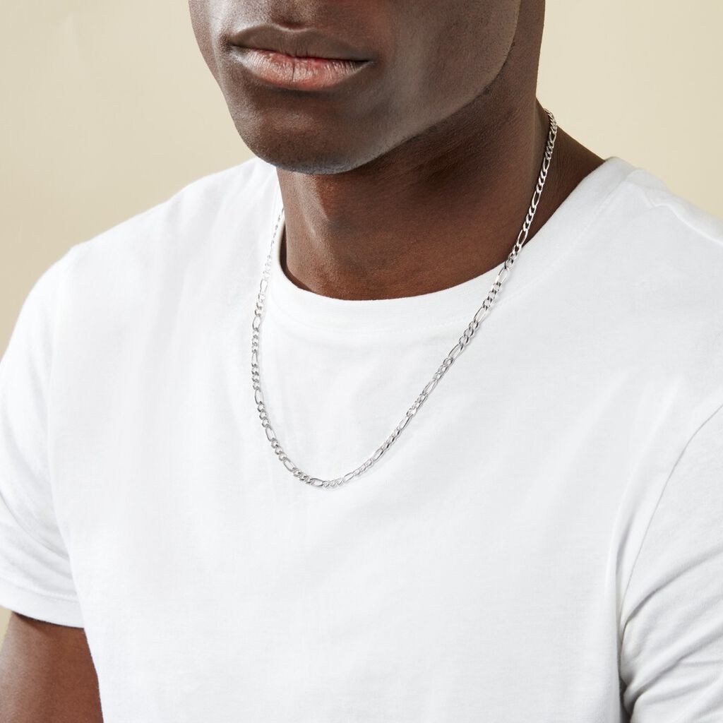 Collier Vivian Argent Blanc