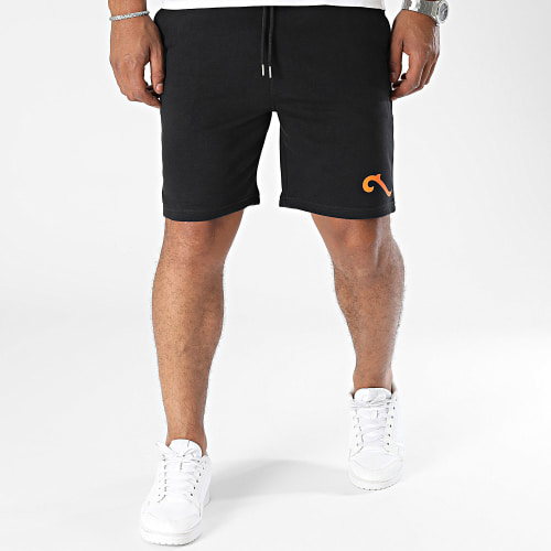 Short Jogging Wave Noir Orange