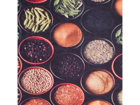 Tapis de cuisine 50x80 jaune et vert , facile d'entretien IMPNUM 16
