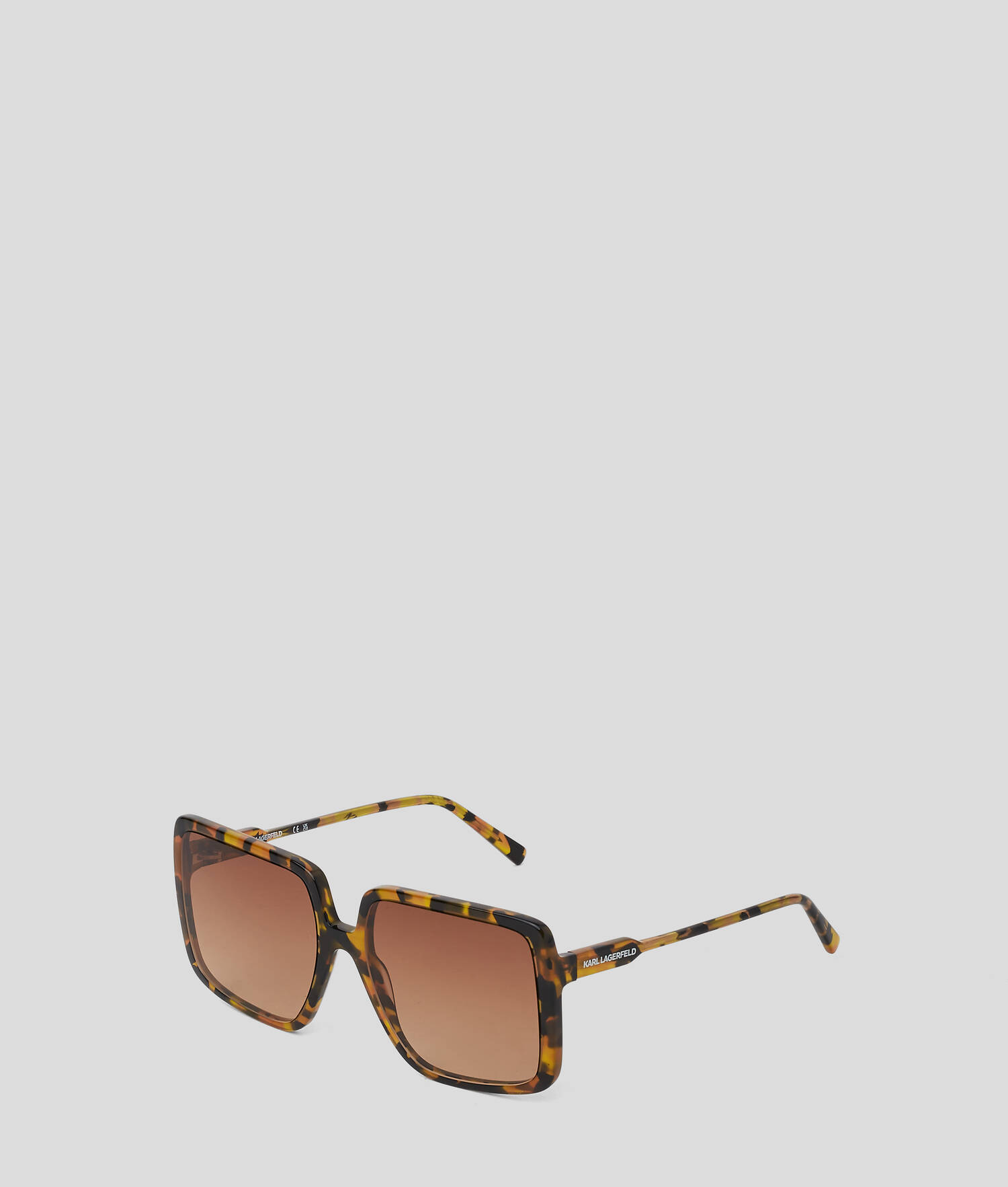 LUNETTES DE SOLEIL AVEC LOGO KARL - Marbre brun