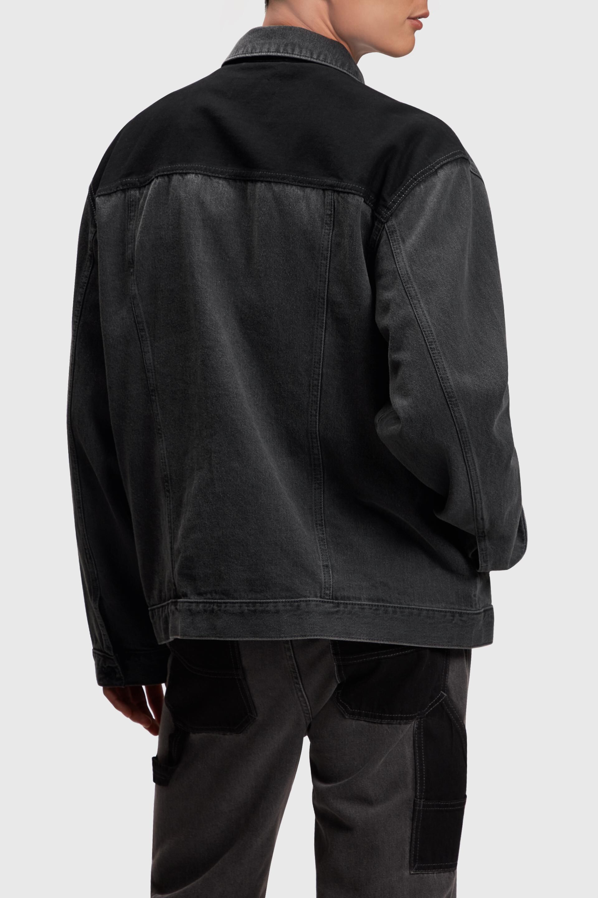Blouson oversize de style trucker, en denim