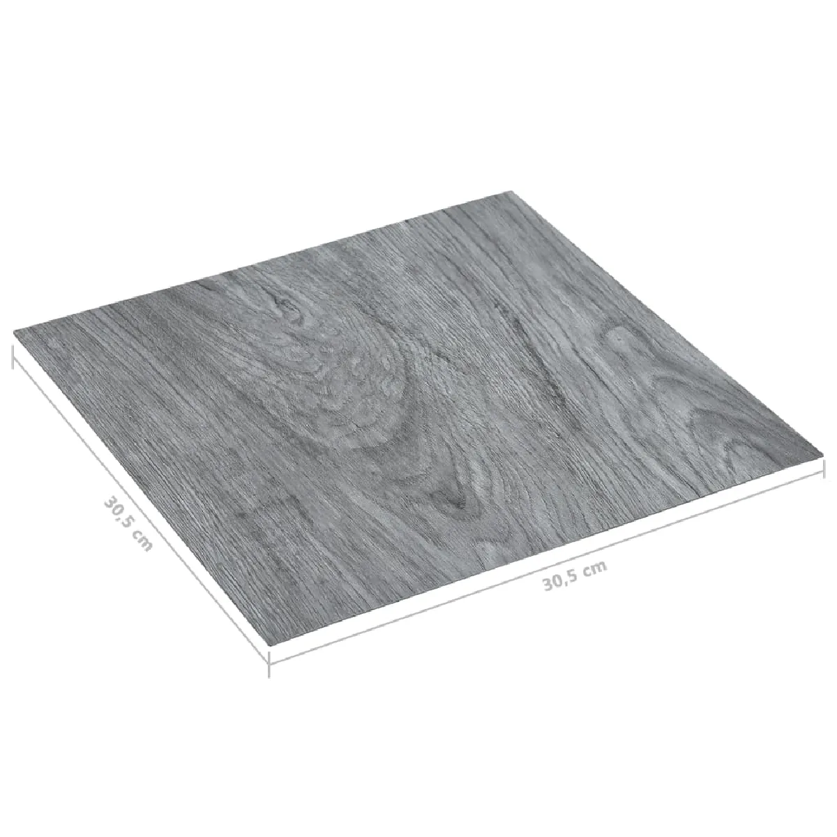 vidaXL Dalles Autoadhésives 20 pcs - Gris clair
