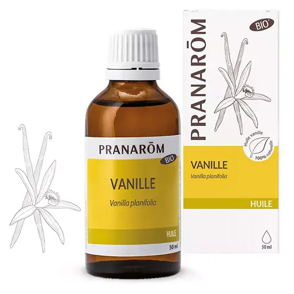 Óleo Vegetal Orgânico de Baunilha Pranarom 50ml