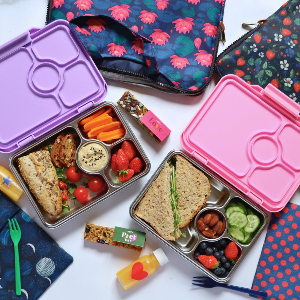 Køb Yumbox Lavande Purple Prêt Stainless Steel 4-Sections