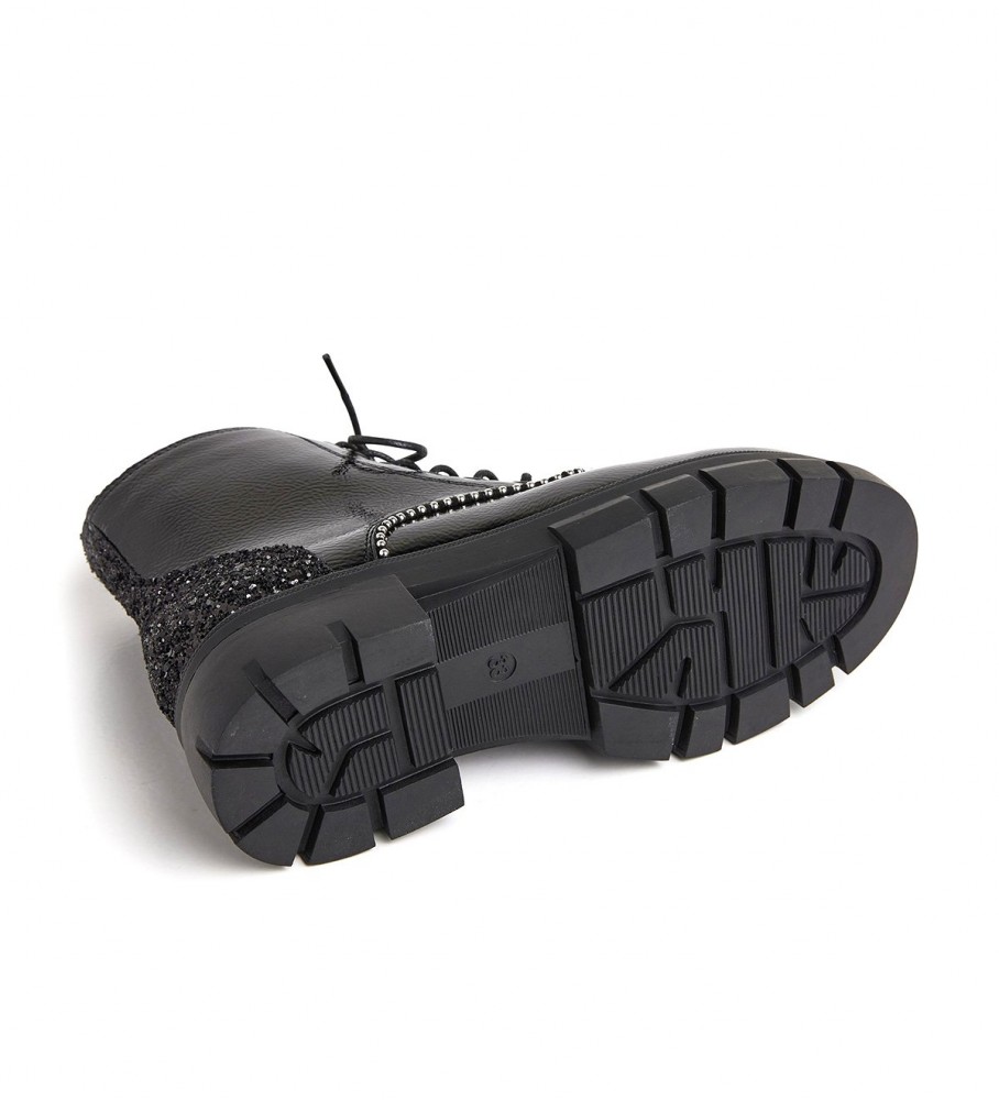 Botas pretas de cano curto Pepe Jeans Lilli Bis