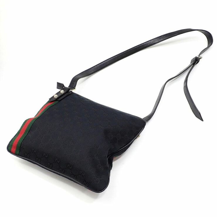 Gucci Vintage Gucci Shoulder Bag Black