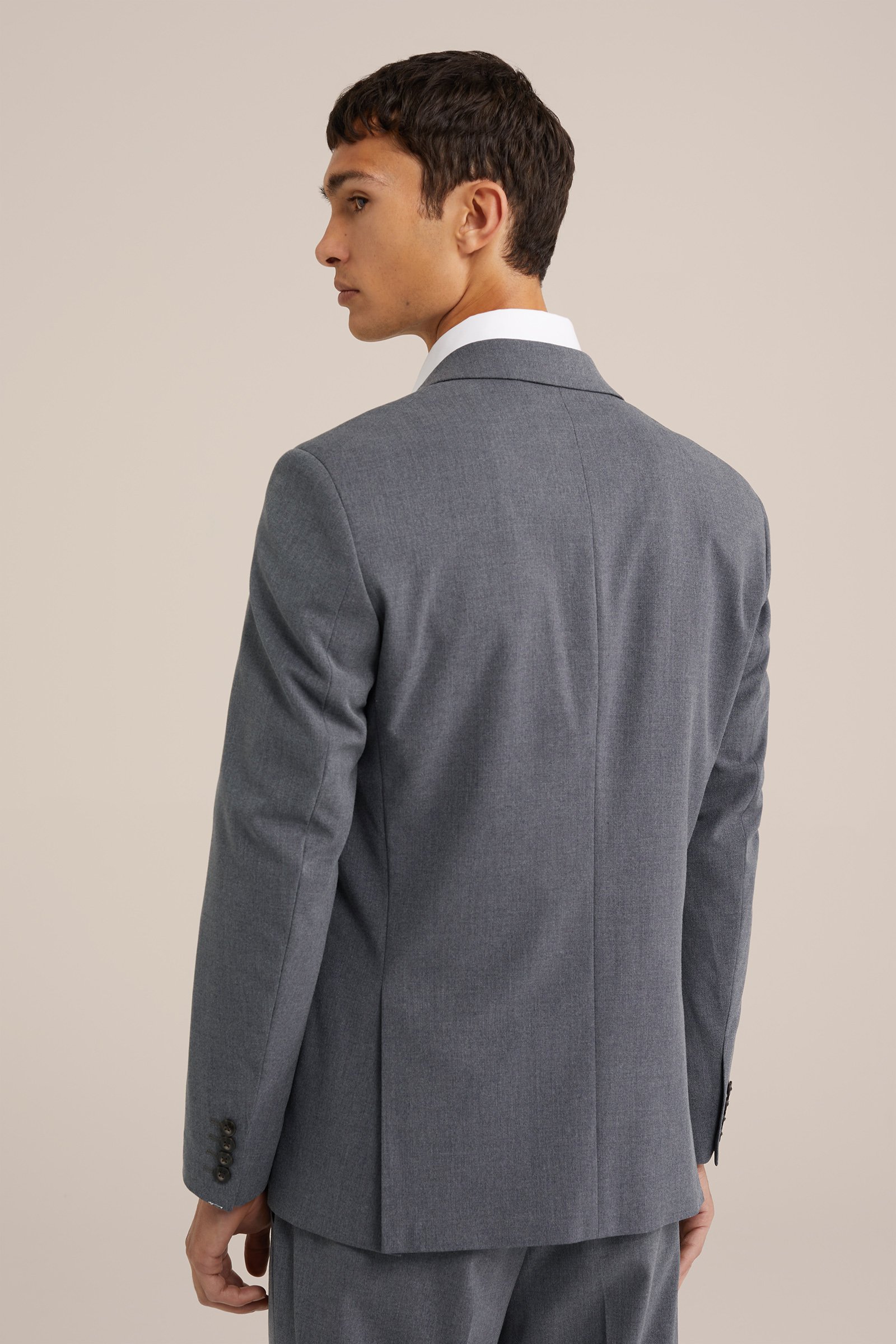 slim fit blazer Fundamentals Grijs