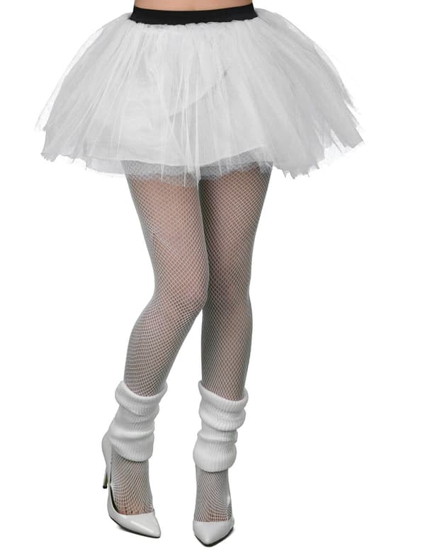 Hvit tutu for kvinner.Size-One size