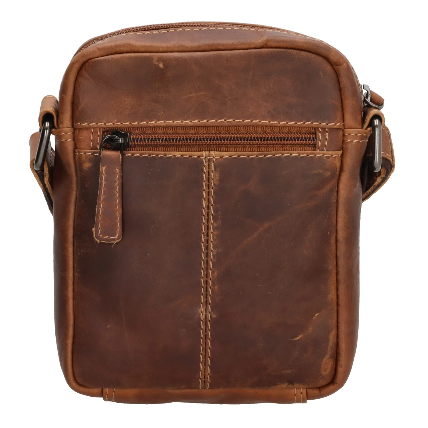 Hide & Stitches Japura Schoudertas Cognac