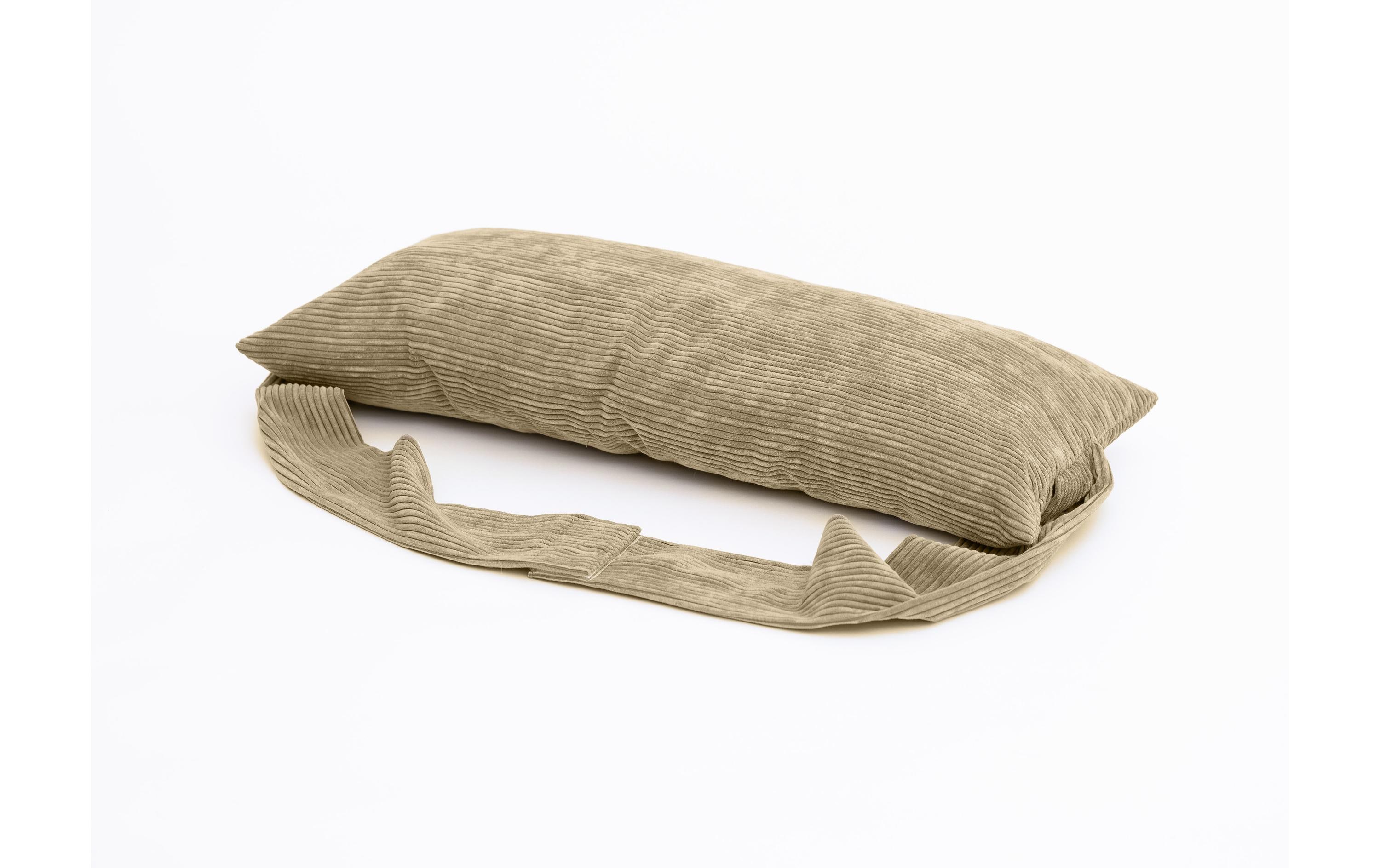 Hunde-Kissen Cordi Khaki M<br>Bequemer Liegeplatz mit Schaumstofflocken Füllung