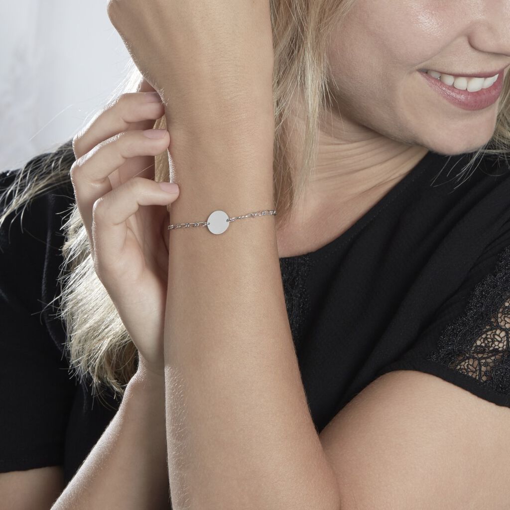 Bracelet Enoah Argent Blanc
