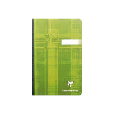 Clairefontaine - Carnet broché 11 x 17 cm - 192 pages - petits carreaux (5x5 mm) - disponible dans différentes couleurs