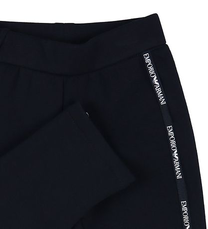 Emporio Armani Hosen - Navy m. Logo-Streifen