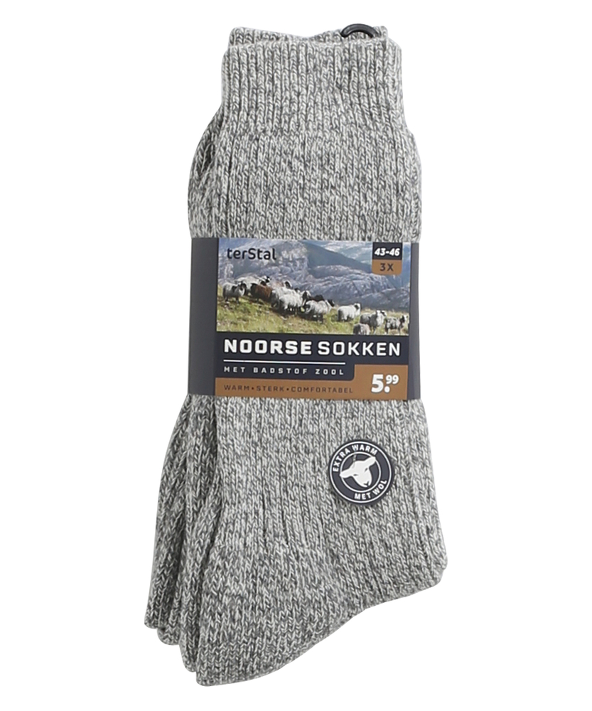 3-pack noorse sokken