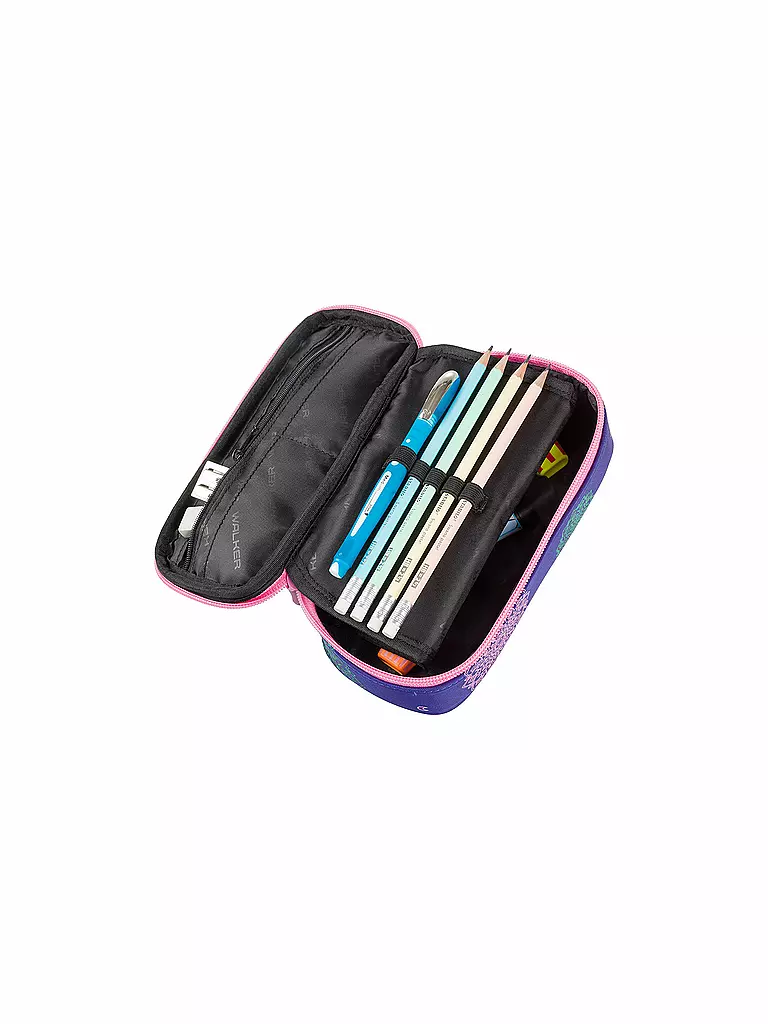 WALKER Federmappe Pencil Box Magic Colibri petrol