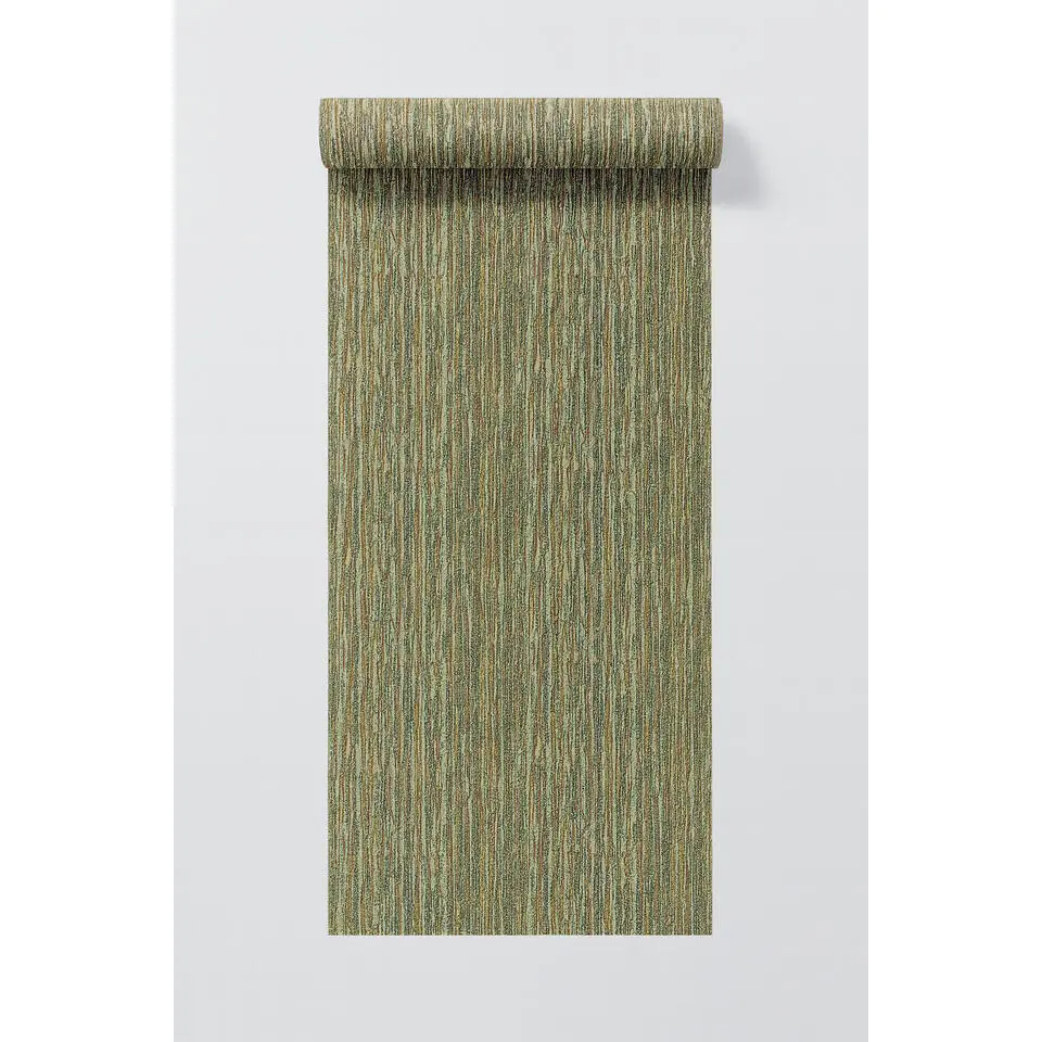 Dutch Wallcoverings Vliesbehang Embellish silk texture - groen - 10,05m x 53cm