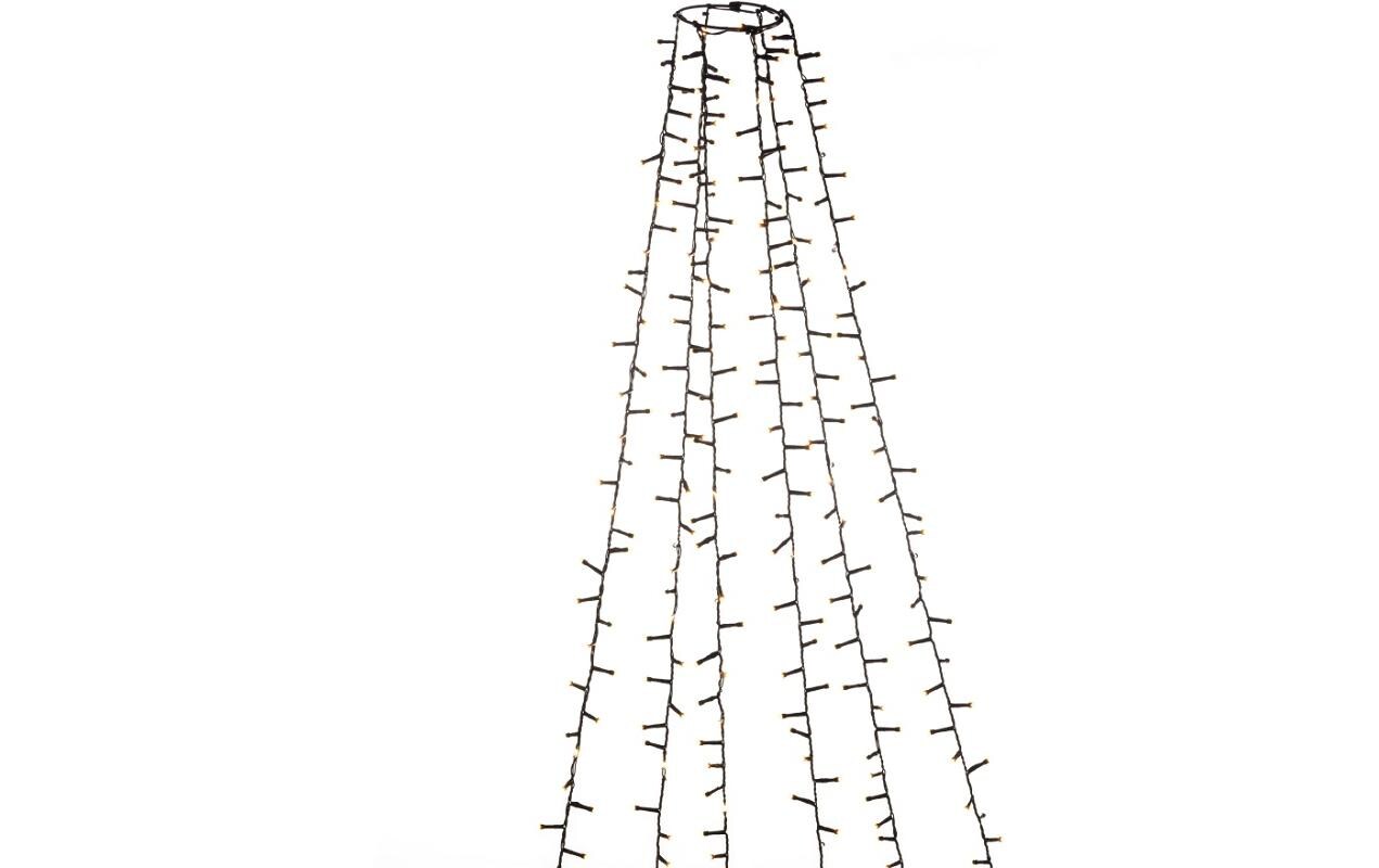 LED Baummantel mit Ring 6 Stränge, 1080 Lampen<br>Micro LED Compactlights