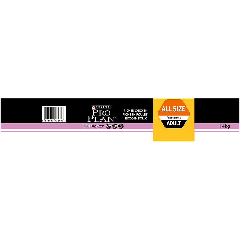 Purina Pro Plan All Sizes Adult Performance Hondenvoer 14 kg | 12831