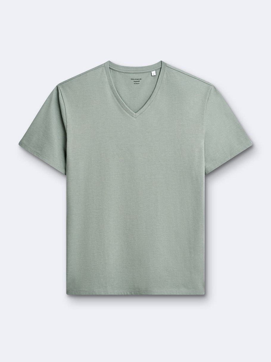 Tee-shirt col v uni