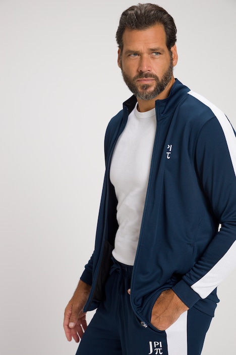 JAY-PI Trainingsjacke, Fitness, Stehkragen, bis 8 XL