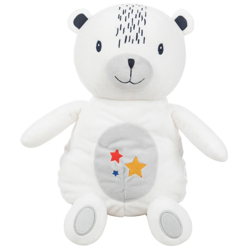 Peluche range pyjama forme ours - Gris clair