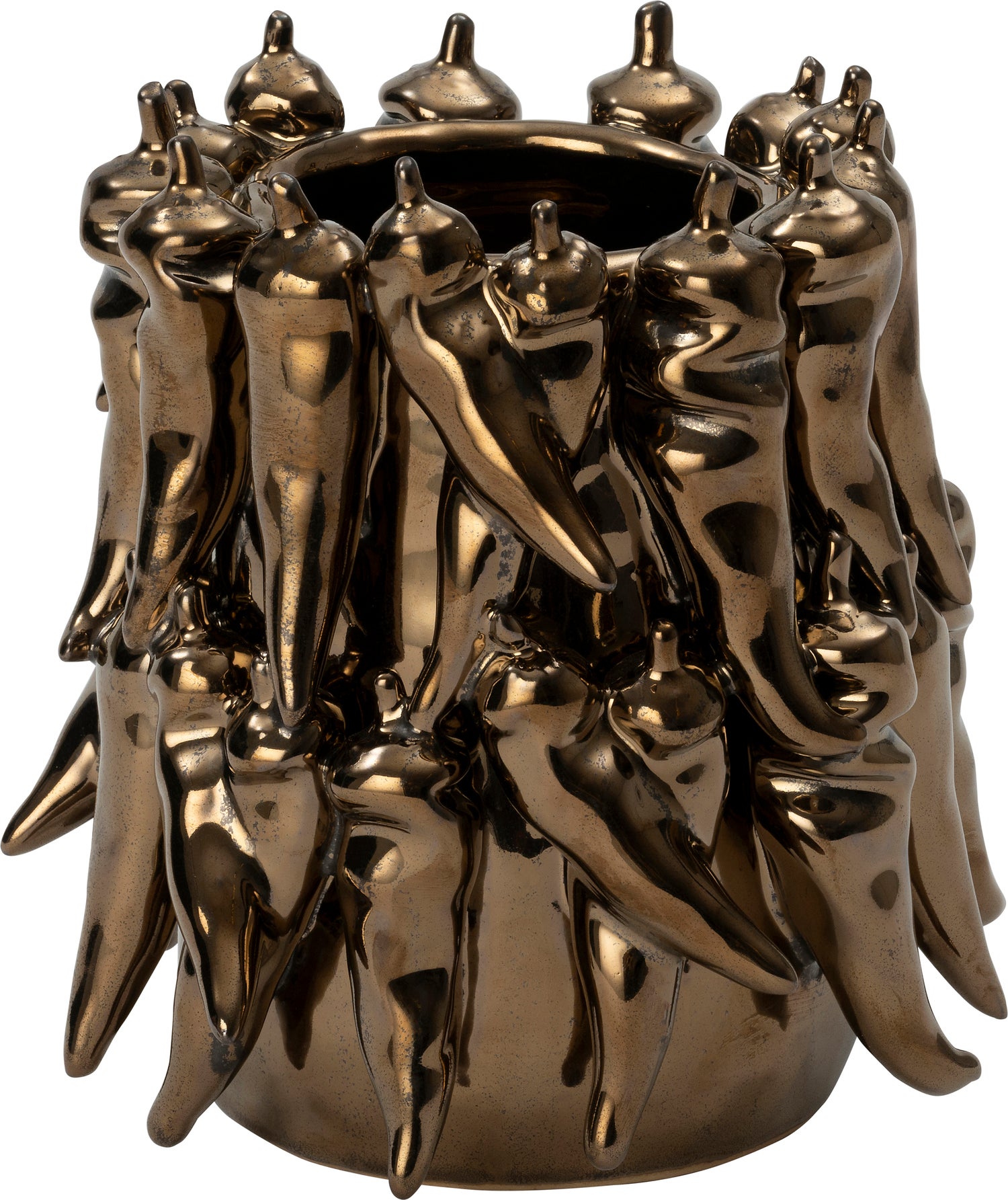 Intratuin bloempot Peper koper D 19 H 18 cm