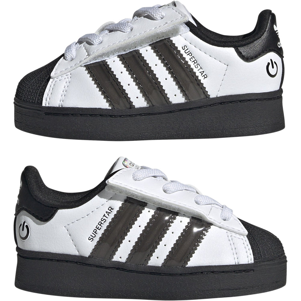 Køb adidas Originals Ftwr White/Core Black/Ftwr White Superstar Led Lights Cf El I Sneakers